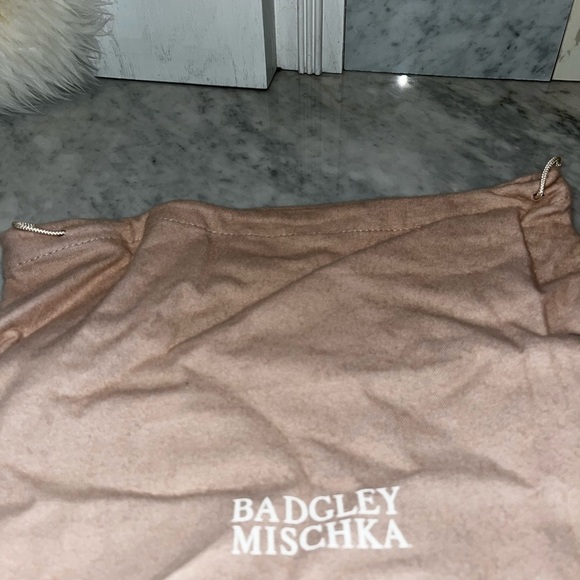 BADGLEY Mischka Lara Crystal Dress Sandal Navy Satin Size 9.5 - Picture 8 of 14